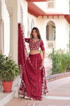 KA 5052 Vichitra Silk Lehenga Choli Wholesalers In Delhi